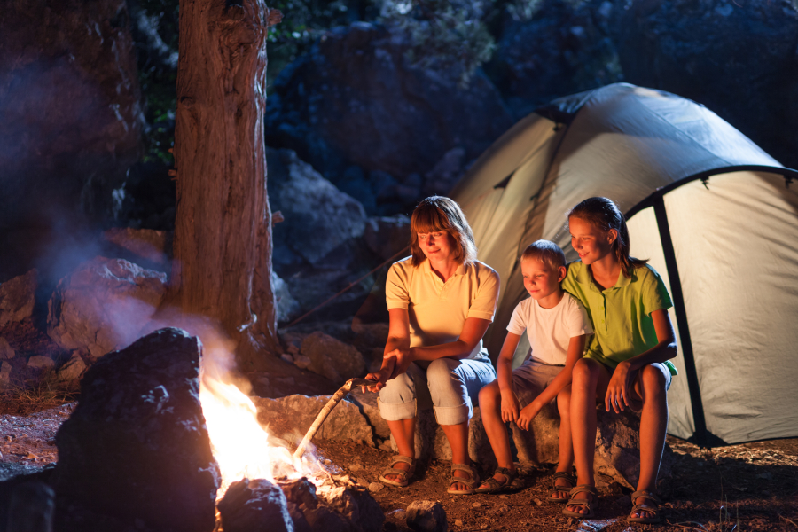 famille au camping près de Saint Gilles Croix de Vie